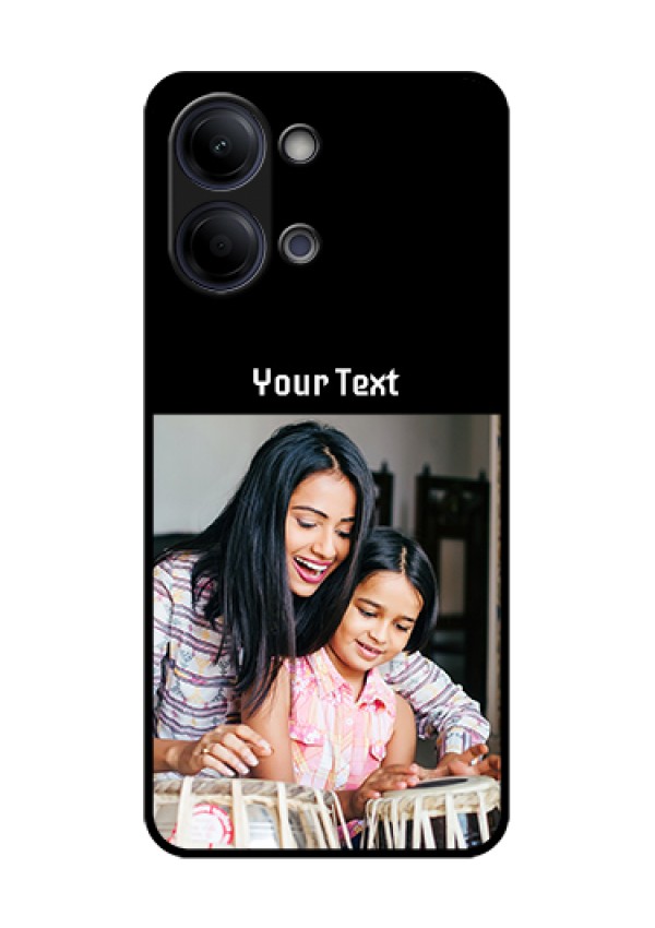 iQOO Z11 Lite 5G Custom Glass Phone Case - Photo With Name Design