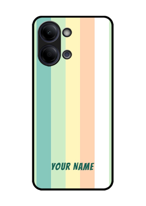 iQOO Z11 Lite 5G Custom Glass Phone Case - Multi - Colour Stripes Design
