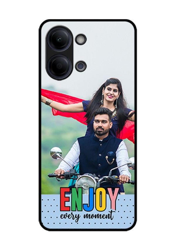 iQOO Z11 Lite 5G Custom Glass Phone Case - Enjoy Every Moment Design