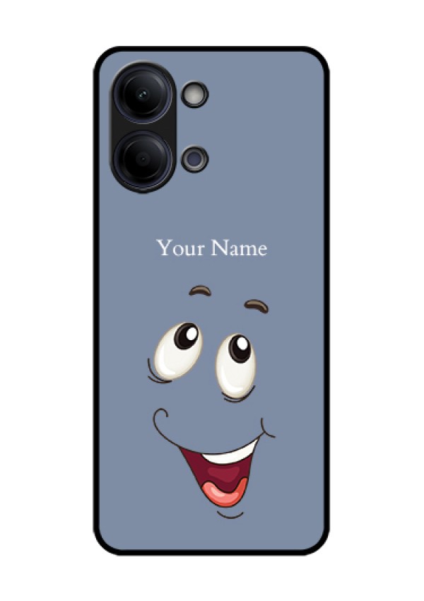 iQOO Z11 Lite 5G Custom Glass Phone Case - Laughing Cartoon Face Design