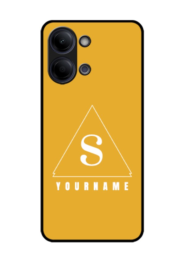 iQOO Z11 Lite 5G Custom Glass Phone Case - Simple Triangle Design