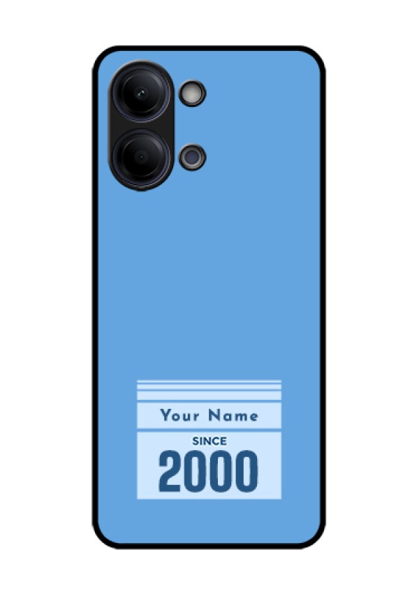 iQOO Z11 Lite 5G Custom Glass Phone Case - Custom Year Of Birth Design