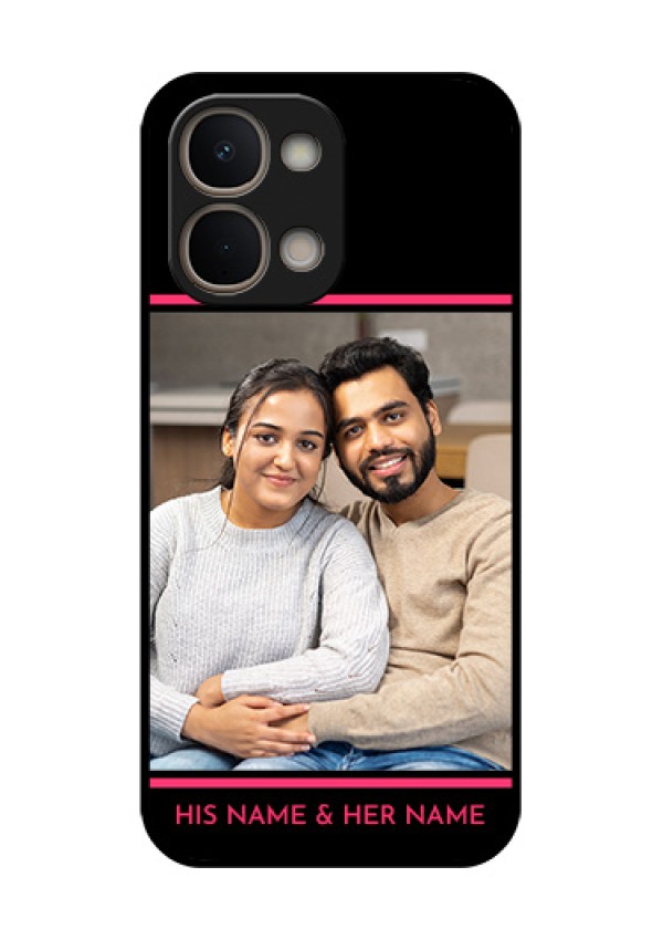 iQOO Z11x 5G Custom Glass Phone Case - With Add Text Design