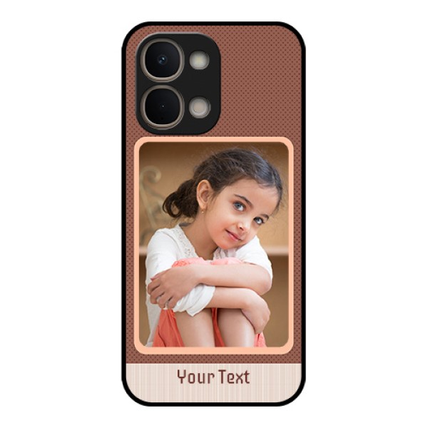 iQOO Z11x 5G Custom Glass Phone Case - Simple Pic Upload Design