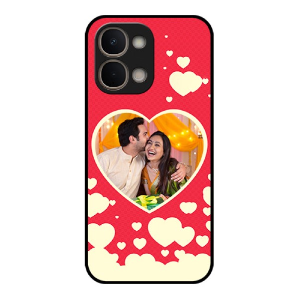 iQOO Z11x 5G Custom Glass Phone Case - Love Symbols Phone Cover Design