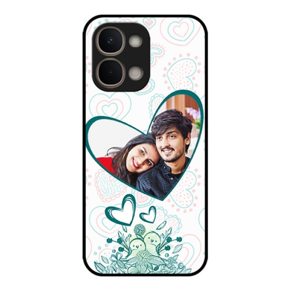 iQOO Z11x 5G Custom Glass Phone Case - Premium Couple Design