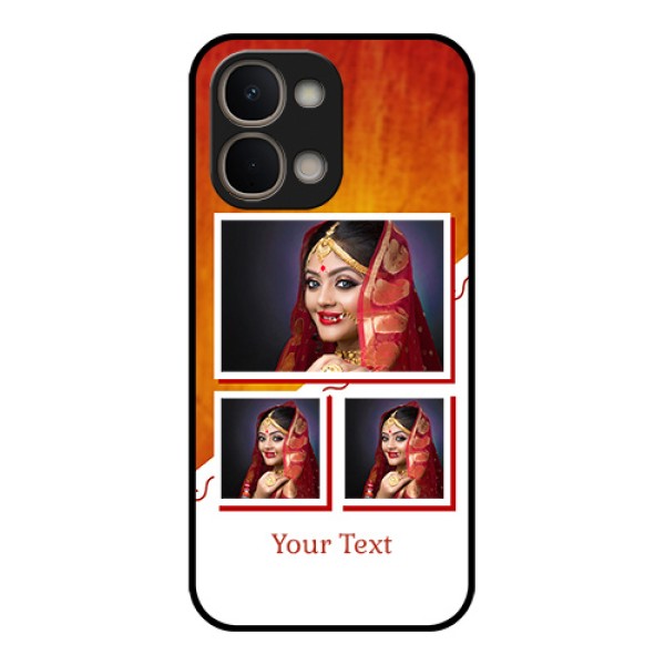 iQOO Z11x 5G Custom Glass Phone Case - Wedding Memories Design