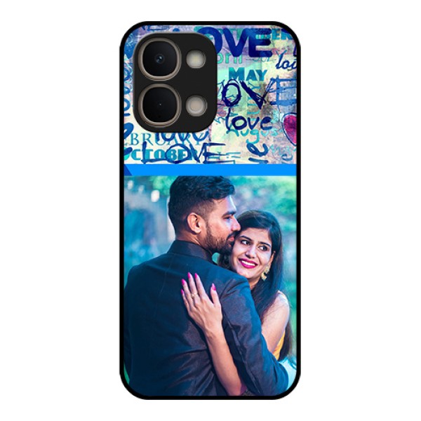 iQOO Z11x 5G Custom Glass Phone Case - Colorful Love Design