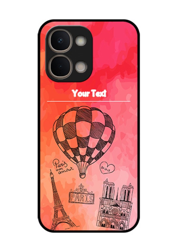 iQOO Z11x 5G Custom Glass Phone Case - Paris Theme Design