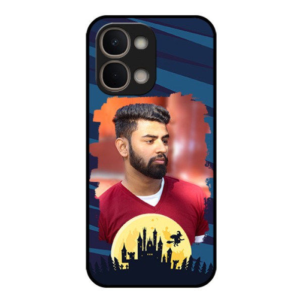 iQOO Z11x 5G Custom Glass Phone Case - Halloween Witch Design