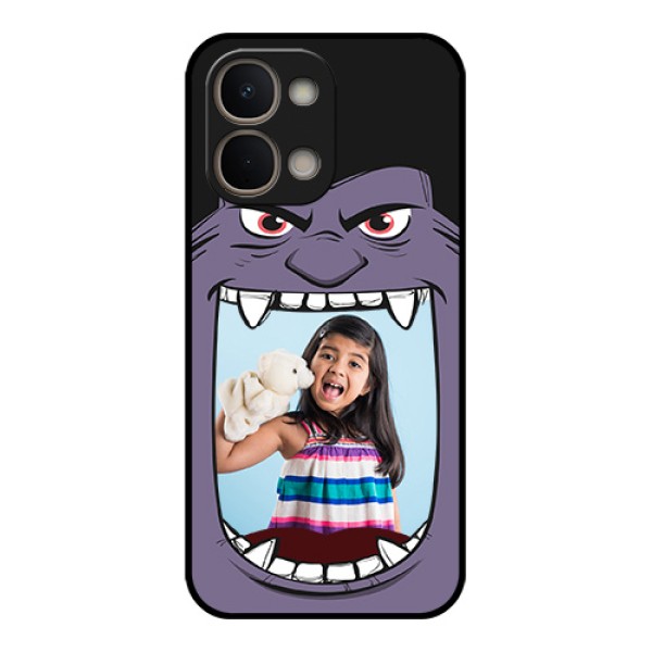 iQOO Z11x 5G Custom Glass Phone Case - Angry Monster Design