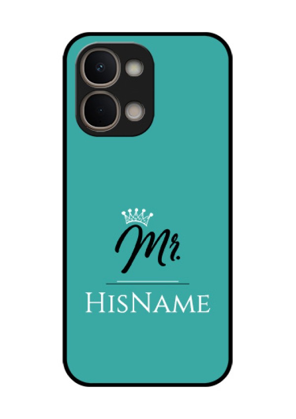 iQOO Z11x 5G Custom Glass Phone Case - Mr With Name Design