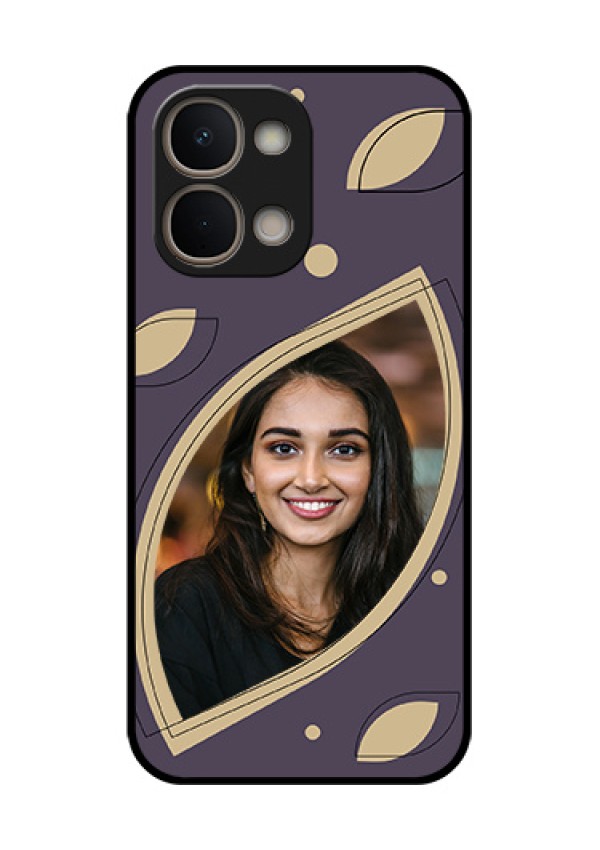 iQOO Z11x 5G Custom Glass Phone Case - Falling Leaf Design