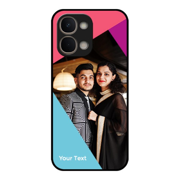 iQOO Z11x 5G Custom Glass Phone Case - Stacked Triple Colour Design iQOO Z11x 5G Custom Glass Phone Case - Stacked Triple Colour Design