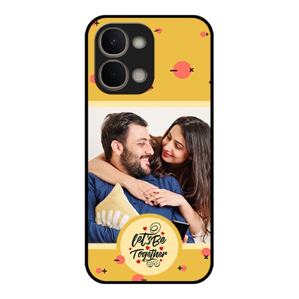 iQOO Z11x 5G Custom Glass Phone Case - Lets Be Together Design