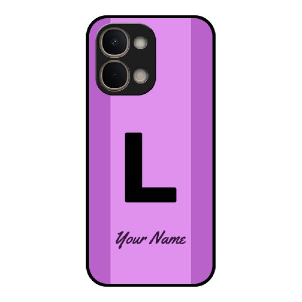 iQOO Z11x 5G Custom Glass Phone Case - Tricolor Custom Text Design iQOO Z11x 5G Custom Glass Phone Case - Tricolor Custom Text Design