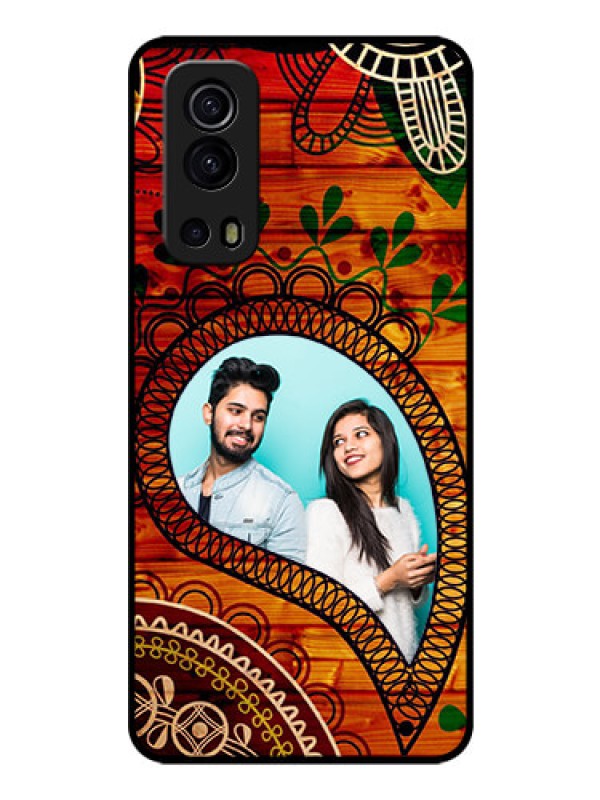 Custom iQOO Z3 5G Personalized Glass Phone Case - Abstract Colorful Design