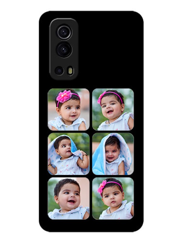 Custom iQOO Z3 5G Photo Printing on Glass Case - Multiple Pictures Design