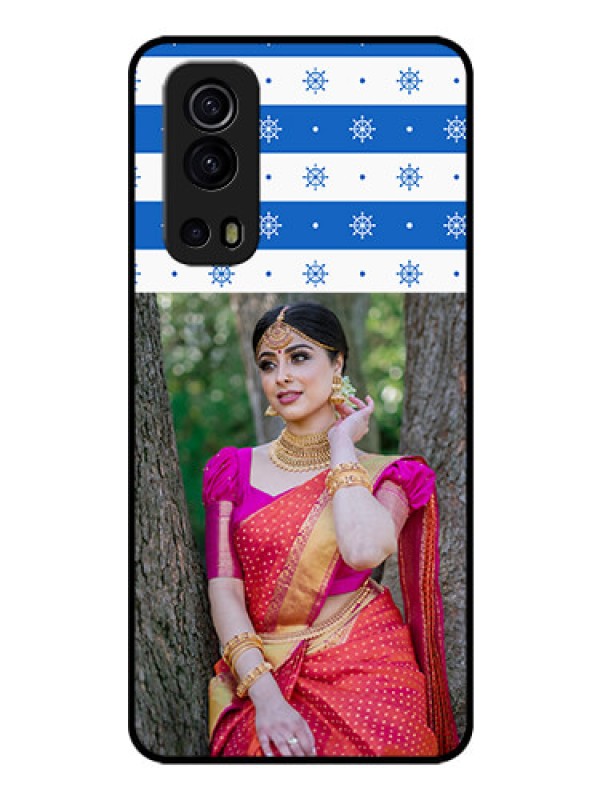 Custom iQOO Z3 5G Photo Printing on Glass Case - Snow Pattern Design