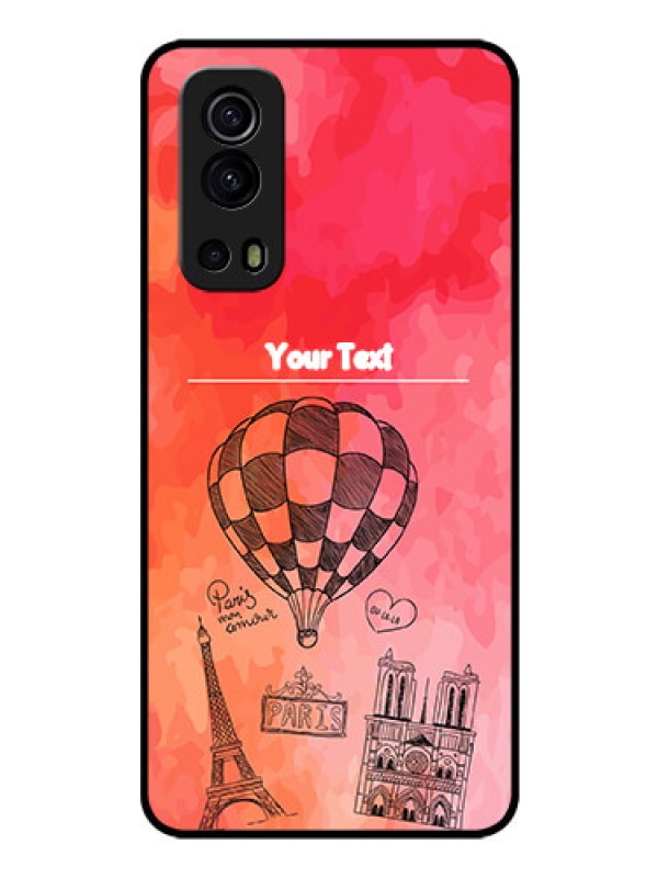 Custom iQOO Z3 5G Custom Glass Phone Case - Paris Theme Design