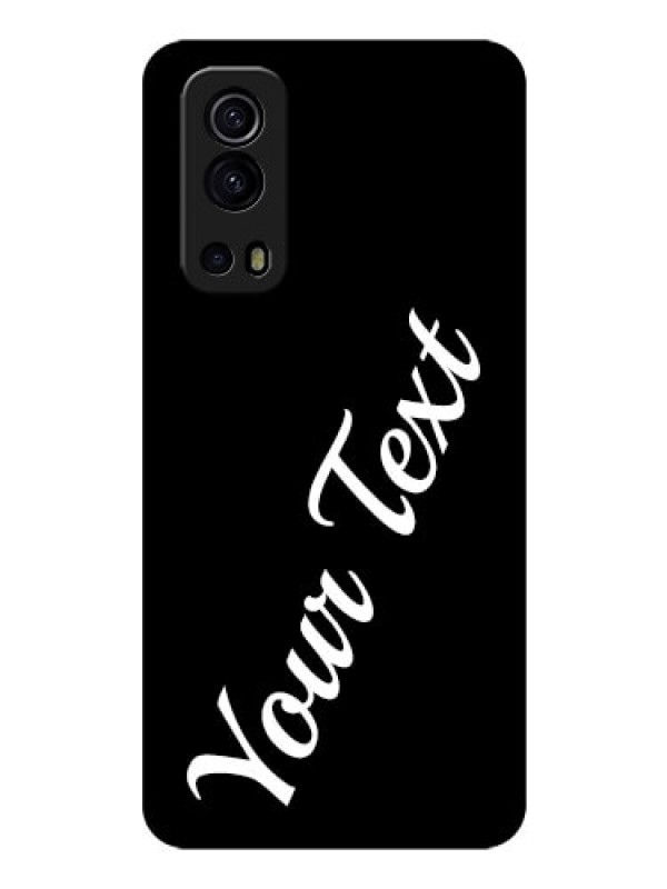 Custom iQOO Z3 5G Custom Glass Mobile Cover with Your Name