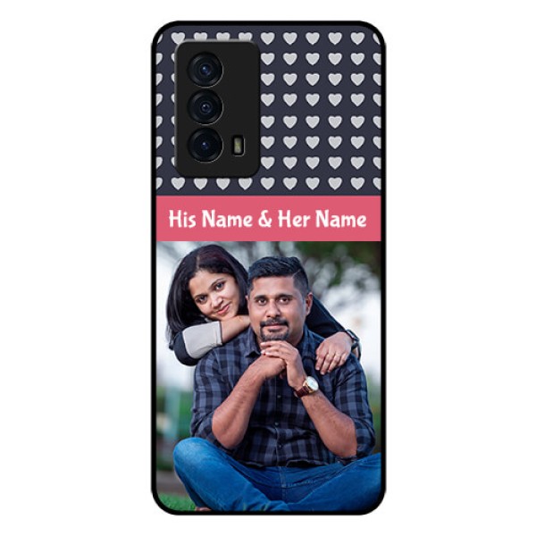 iQOO Z5 5G Custom Glass Mobile Case - Love Symbols Design