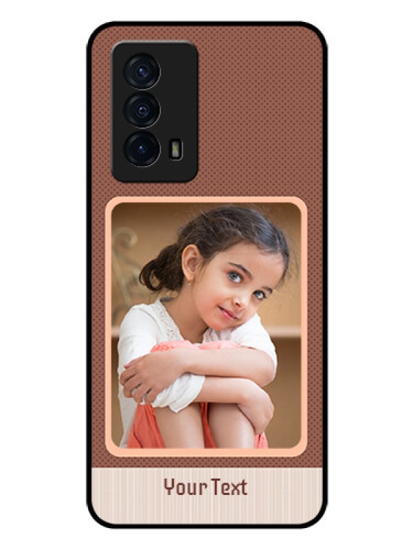 Custom iQOO Z5 5G Custom Glass Phone Case - Simple Pic Upload Design