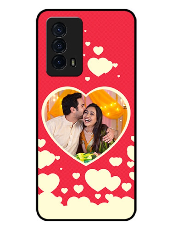 Custom iQOO Z5 5G Custom Glass Mobile Case - Love Symbols Phone Cover Design