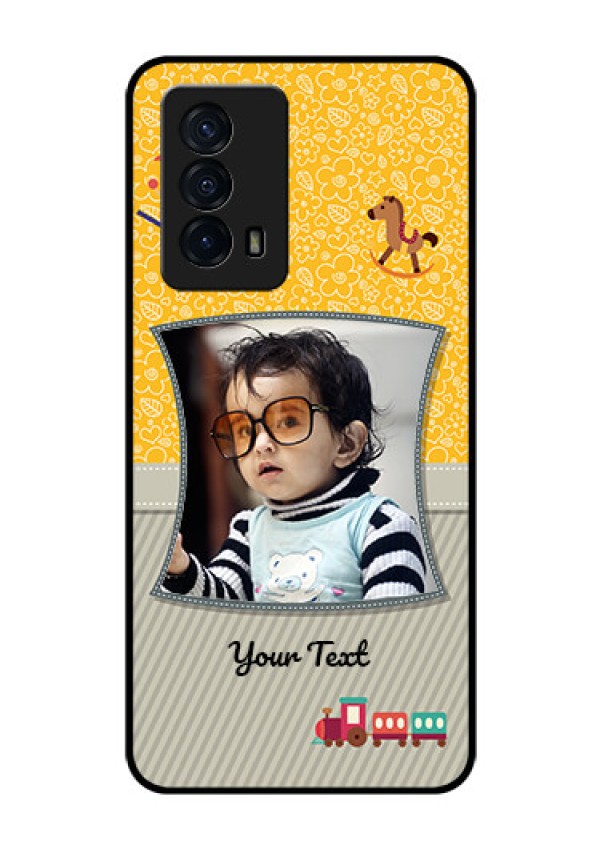iQOO Z5 5G Personalized Glass Phone Case - Baby Picture Upload Design
