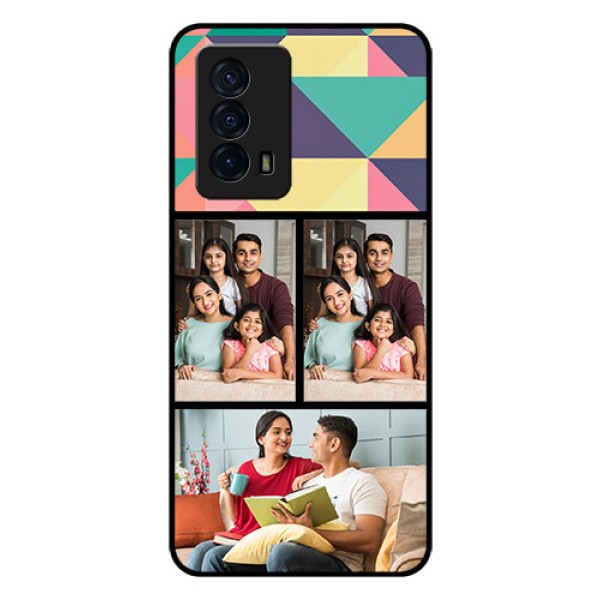 iQOO Z5 5G Custom Glass Phone Case - Bulk Pic Upload Design