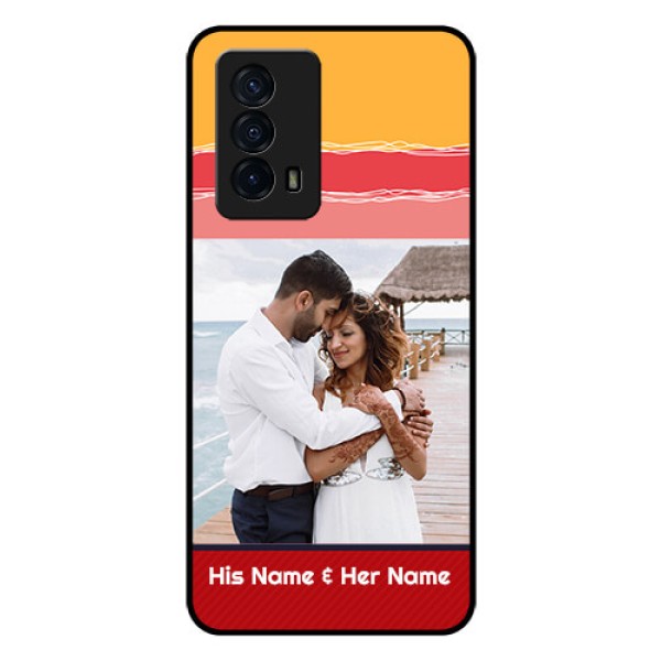iQOO Z5 5G Custom Glass Mobile Case - Colorful Case Design