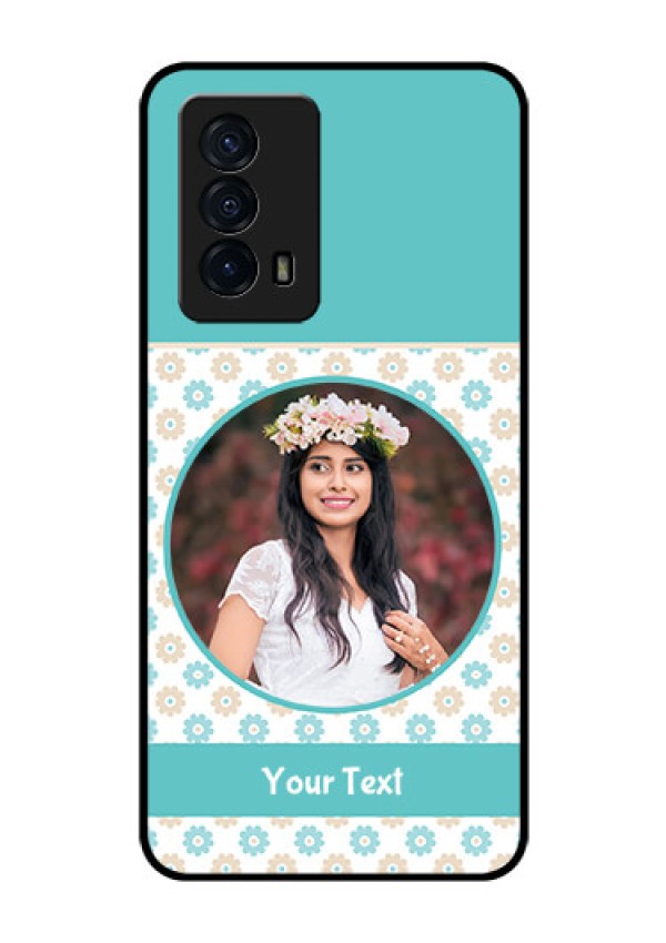 iQOO Z5 5G Custom Glass Mobile Case - Beautiful Flowers Design