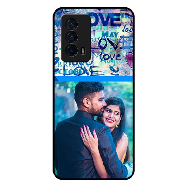 iQOO Z5 5G Custom Glass Mobile Case - Colorful Love Design