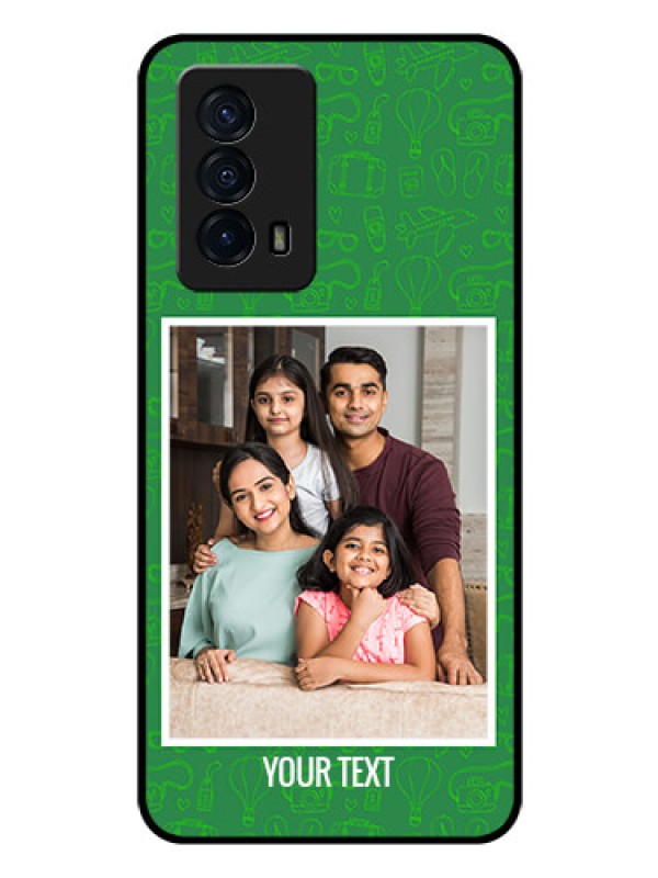Custom iQOO Z5 5G Personalized Glass Phone Case - Picture Upload Design