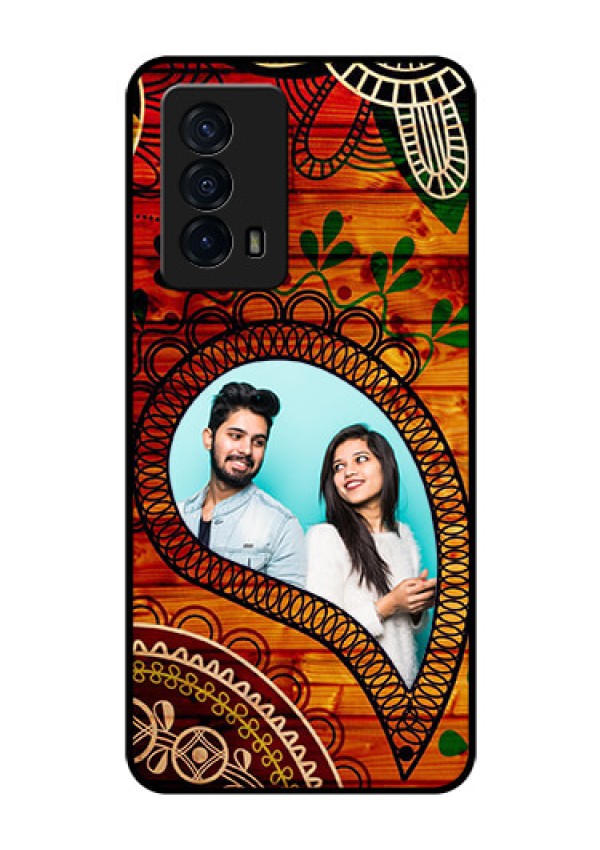 iQOO Z5 5G Personalized Glass Phone Case - Abstract Colorful Design