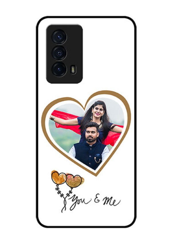 iQOO Z5 5G Custom Glass Mobile Case - You & Me Design