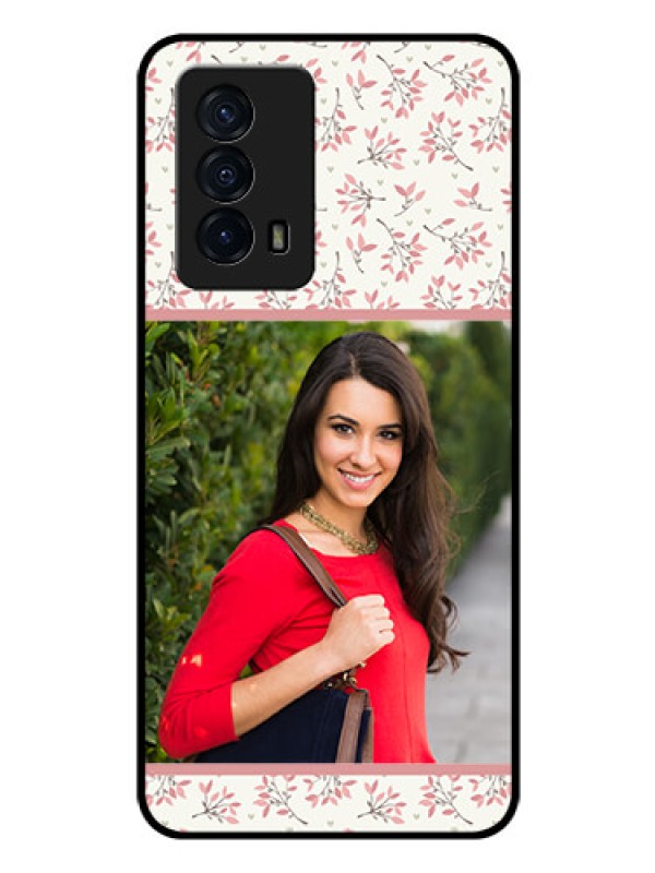 Custom iQOO Z5 5G Custom Glass Phone Case - Premium Floral Design