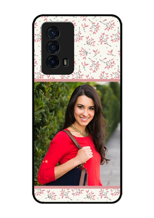 iQOO Z5 5G Custom Glass Phone Case - Premium Floral Design