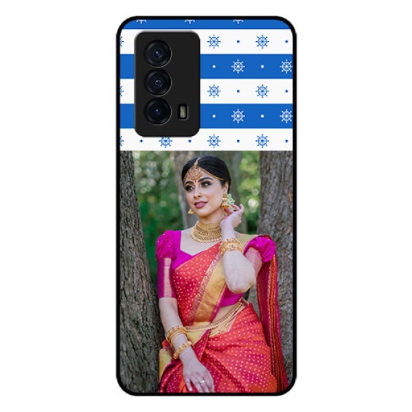 iQOO Z5 5G Photo Printing on Glass Case - Snow Pattern Design