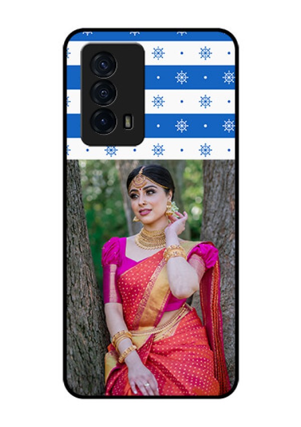 iQOO Z5 5G Photo Printing on Glass Case - Snow Pattern Design