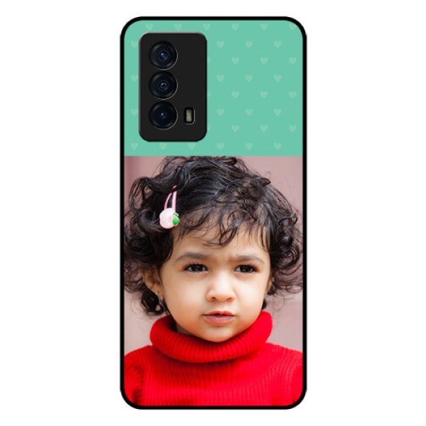iQOO Z5 5G Custom Glass Phone Case - Lovers Picture Design