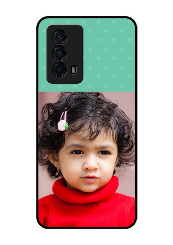 iQOO Z5 5G Custom Glass Phone Case - Lovers Picture Design