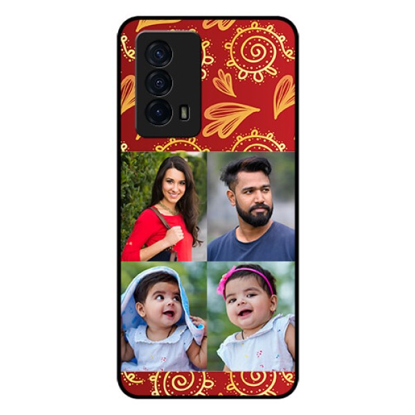 iQOO Z5 5G Photo Printing on Glass Case - 4 Image Traditional Design