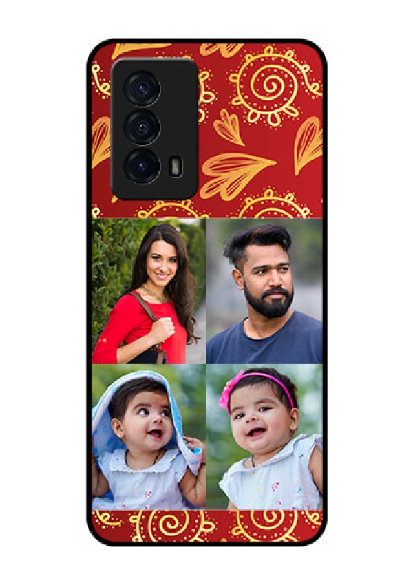 iQOO Z5 5G Photo Printing on Glass Case - 4 Image Traditional Design
