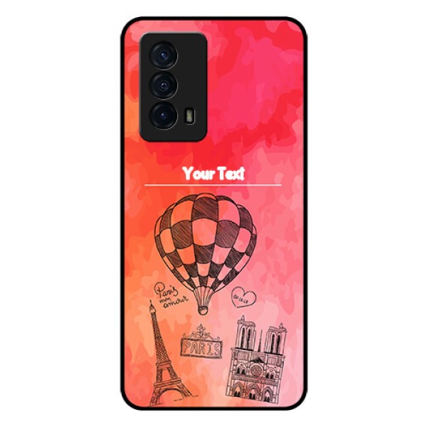 iQOO Z5 5G Custom Glass Phone Case - Paris Theme Design