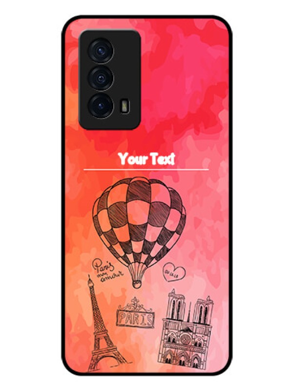 Custom iQOO Z5 5G Custom Glass Phone Case - Paris Theme Design