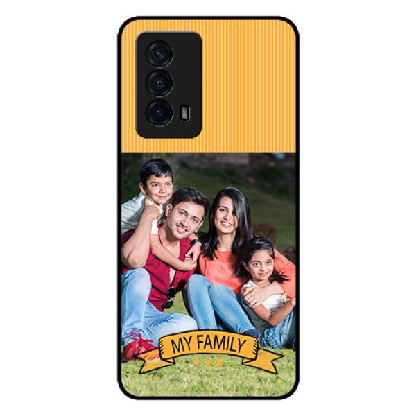 iQOO Z5 5G Custom Glass Phone Case - My Family Design