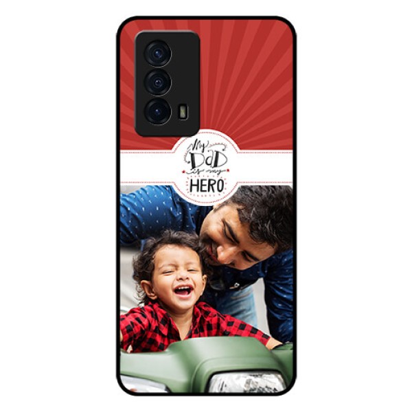 iQOO Z5 5G Photo Printing on Glass Case - My Dad Hero Design