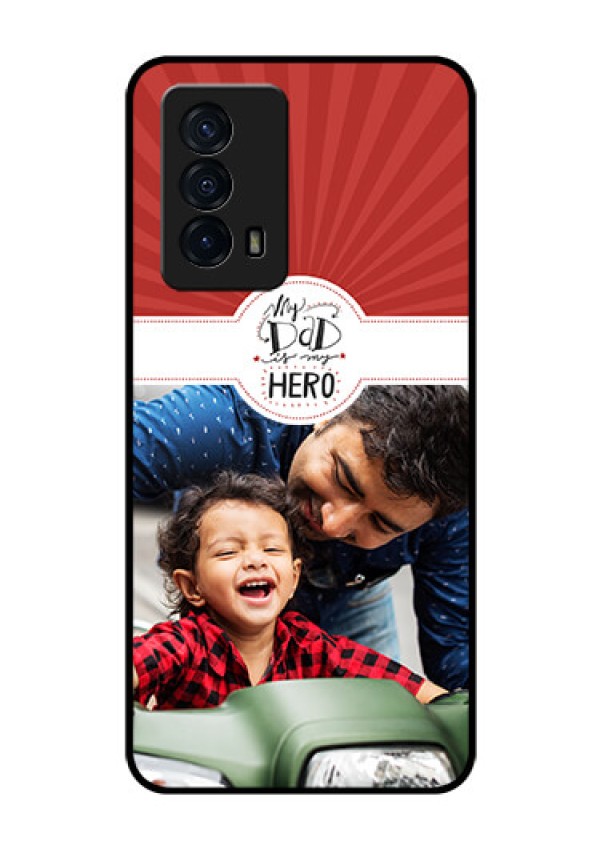 iQOO Z5 5G Photo Printing on Glass Case - My Dad Hero Design