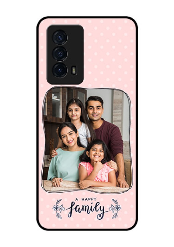 iQOO Z5 5G Custom Glass Phone Case - Family with Dots Design
